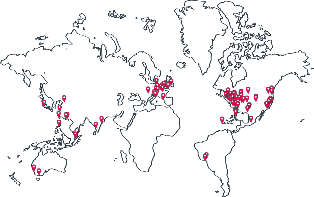 Barry-Wehmiller locations map